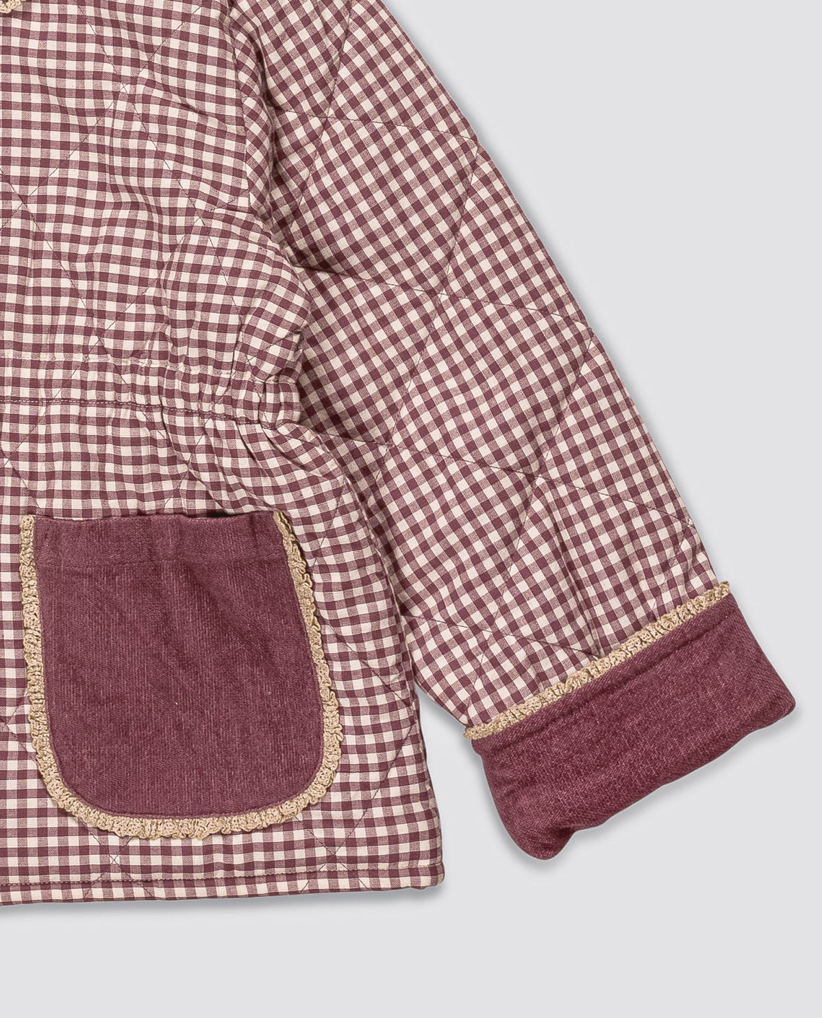 Elsie jacket - Sugarplum Check