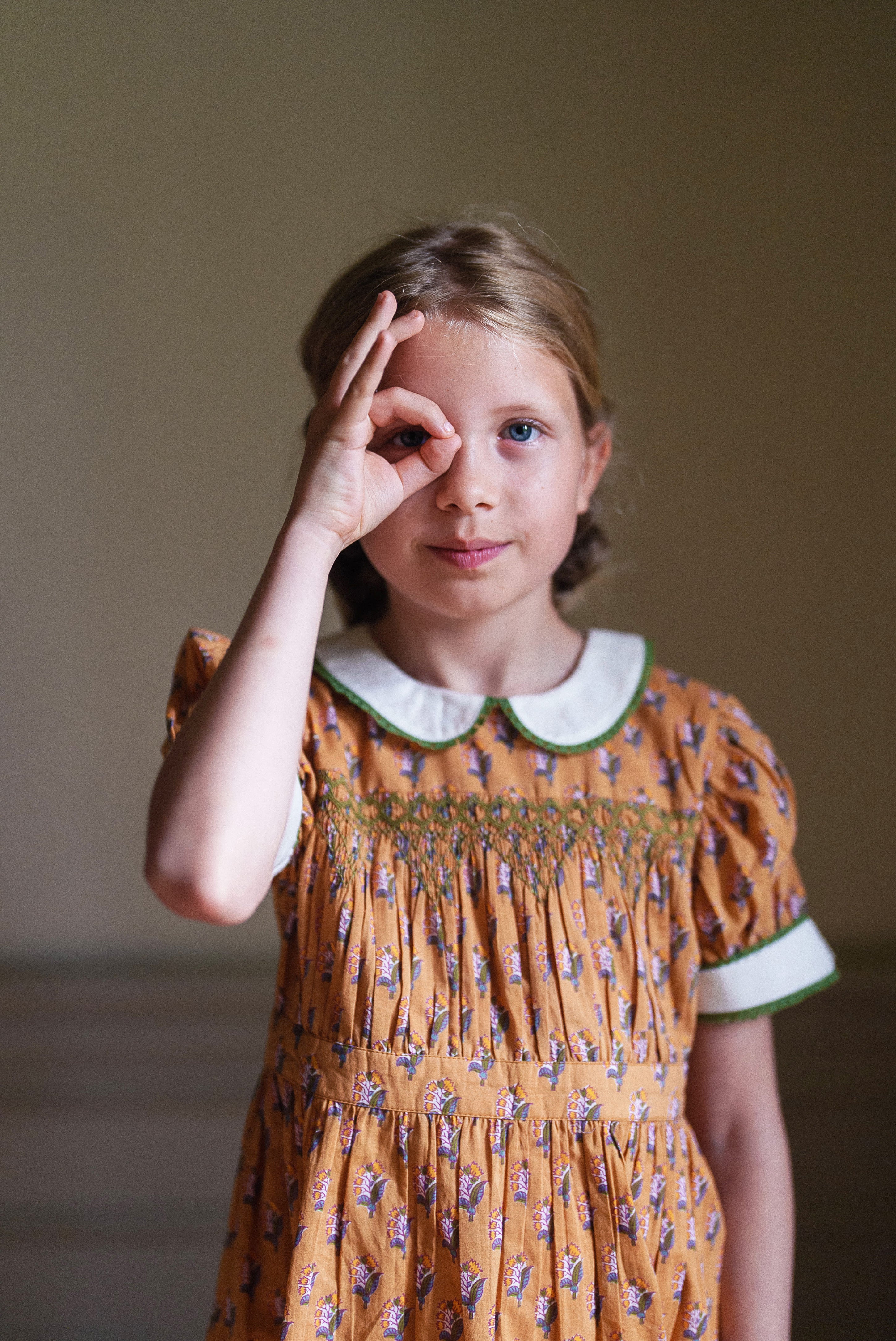 Orla Dress Saffron Floral (Seconds)