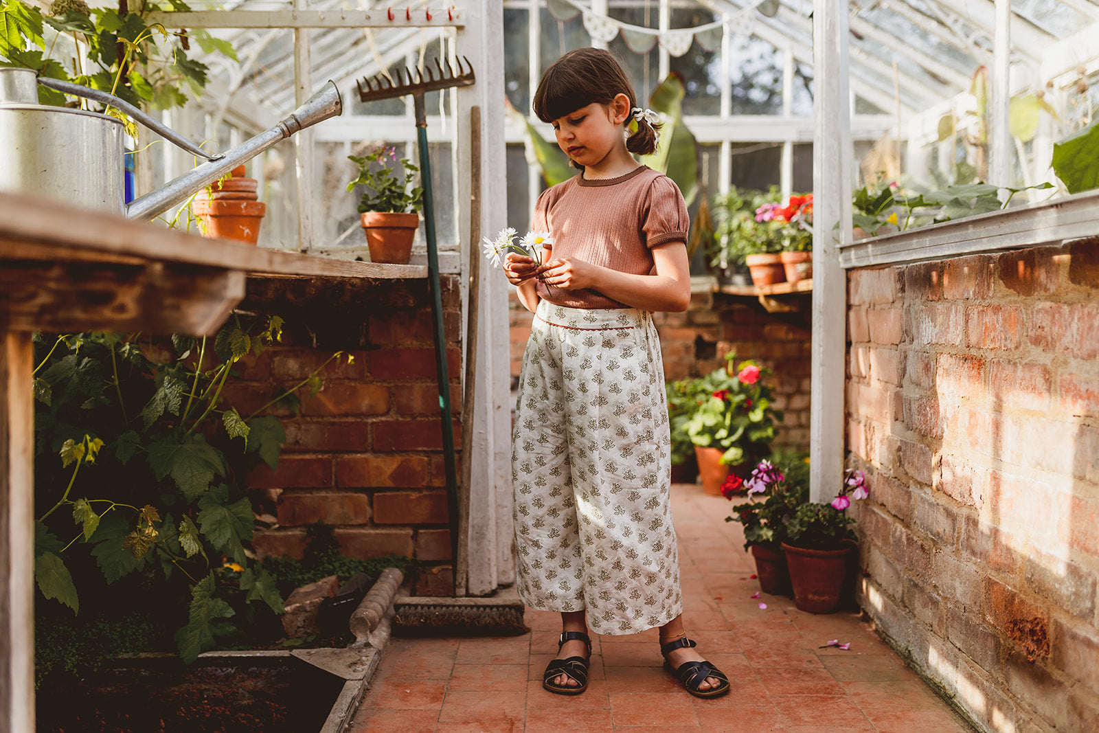 Molly Trousers - Greenhouse Floral - Last One