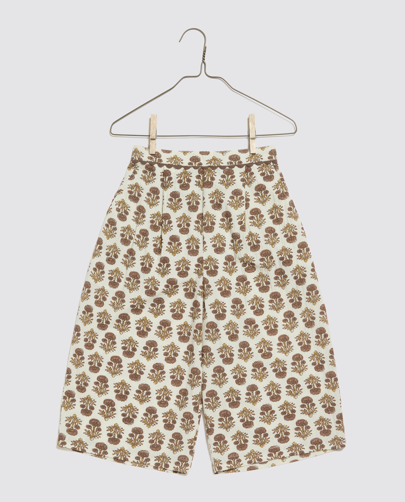 Molly Trousers Jaipur Floral in Tea Rose (Seconds)