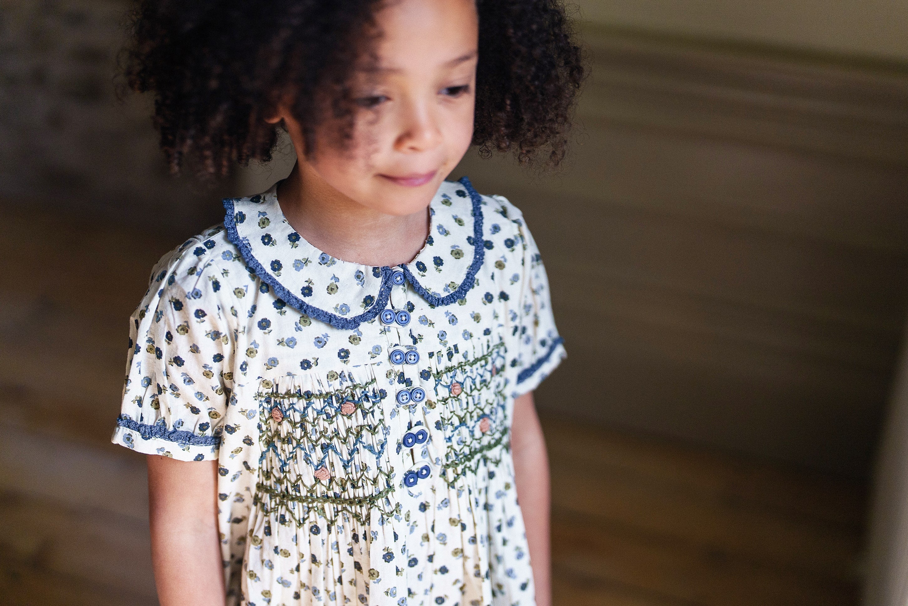 Elizabeth Dress Daisy Floral (Seconds)