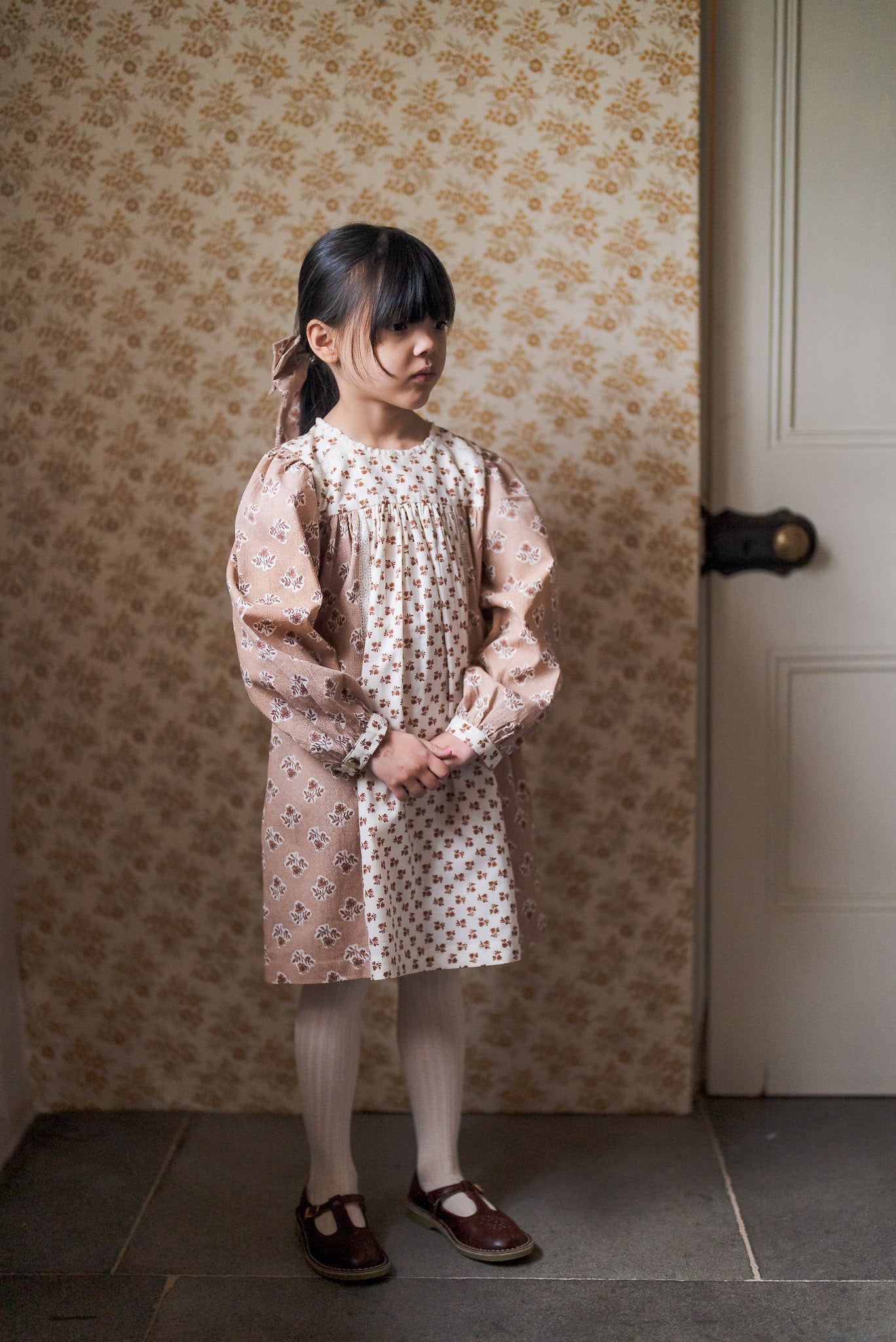 Nessa Dress - Hollyhock Floral (Seconds)