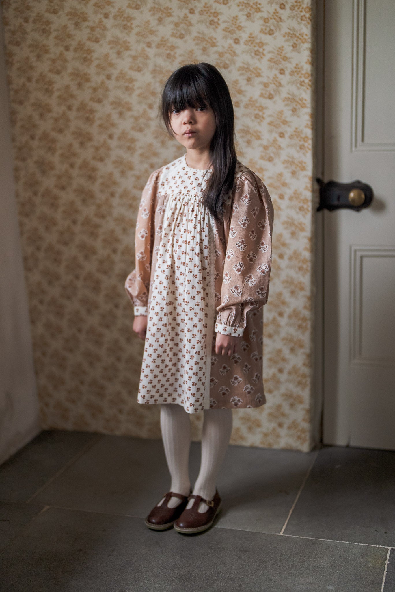 Nessa Dress - Hollyhock Floral (Seconds)