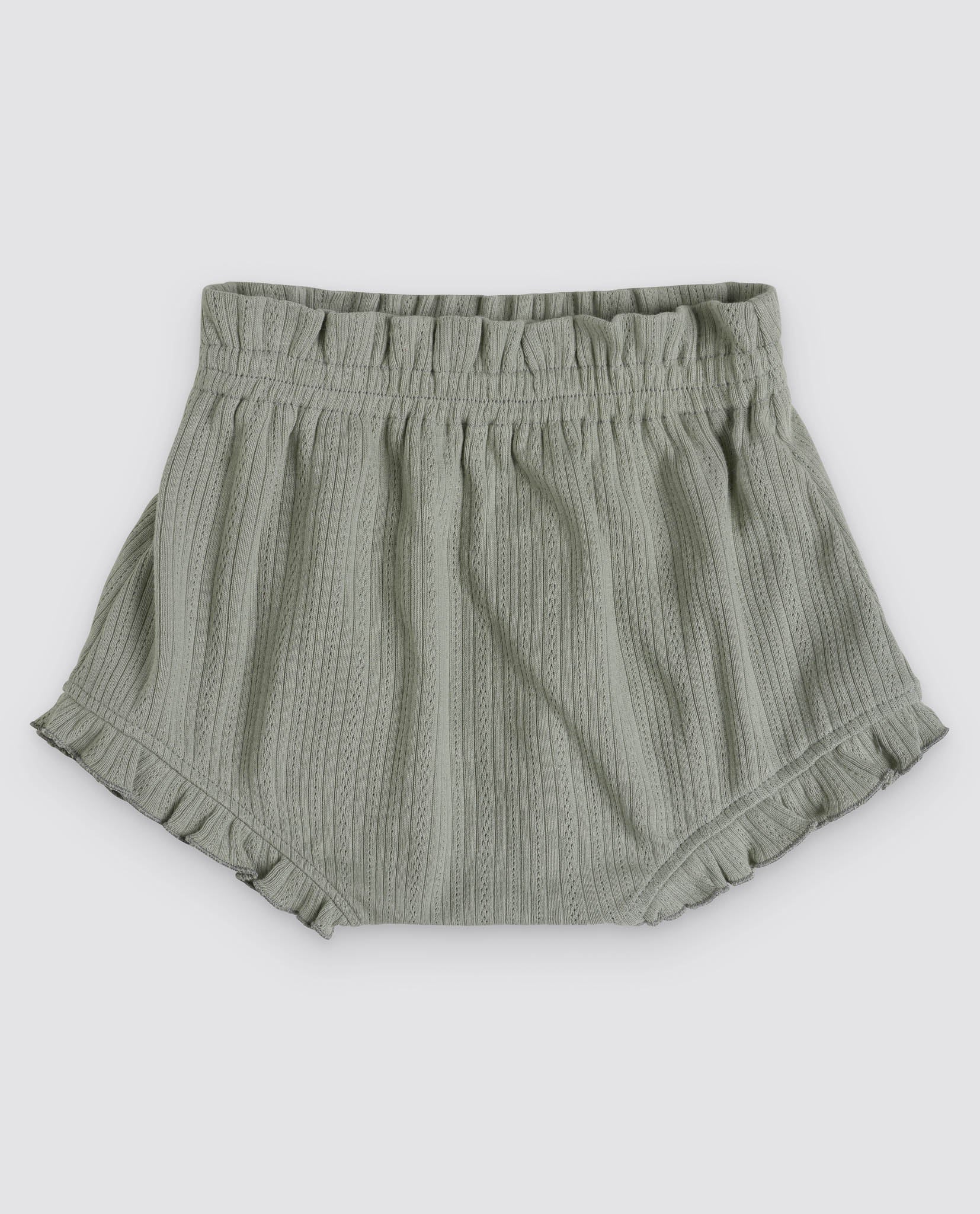 Didi Bloomers - organic pointelle in seagrass