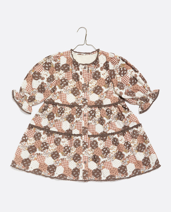 Esme Dress Patchwork Print