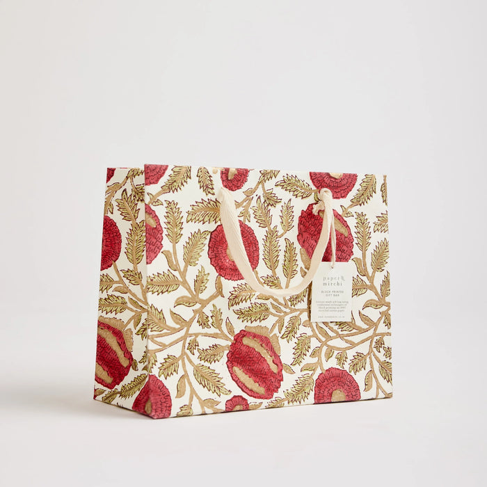 Hand Block Printed Gift Bag