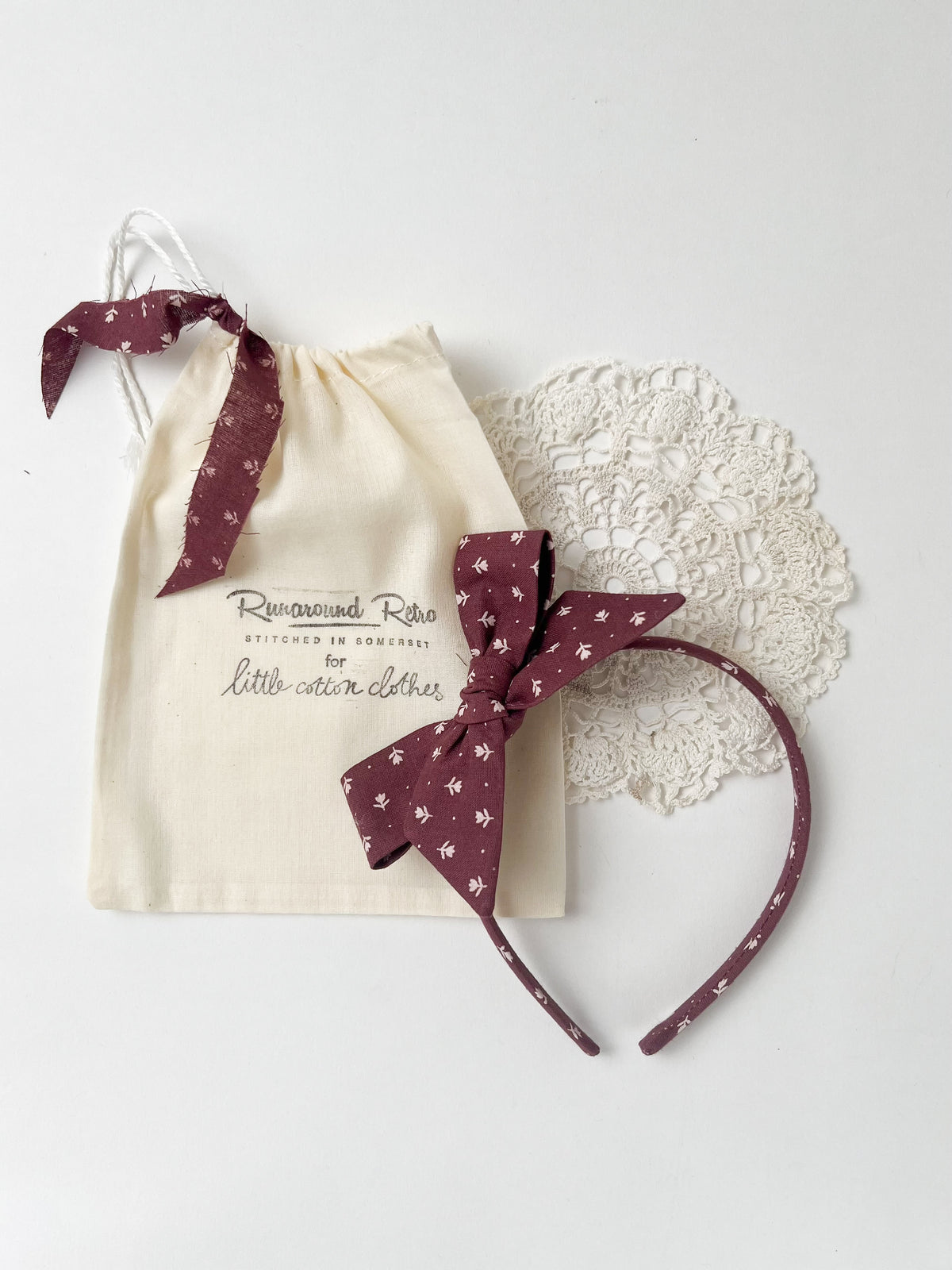 Runaround Retro Alice Band  - Sugarplum Floral