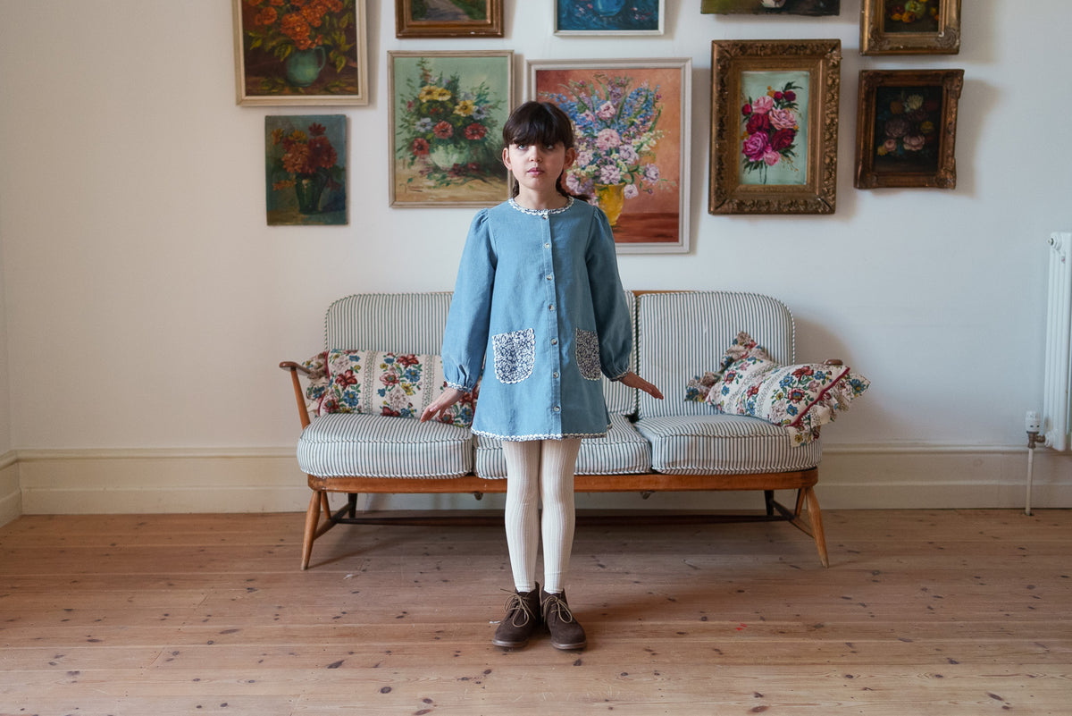 Jules Dress - Eggshell Velvet