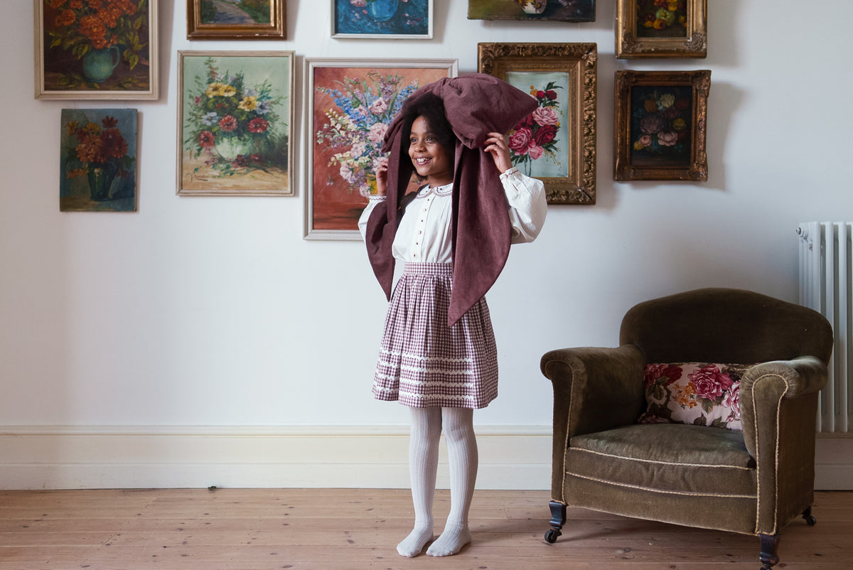 Margot Skirt - Sugarplum Check