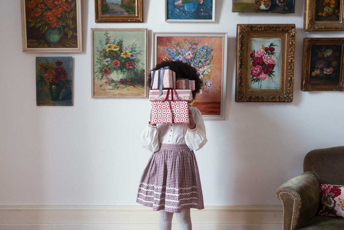 Margot Skirt - Sugarplum Check