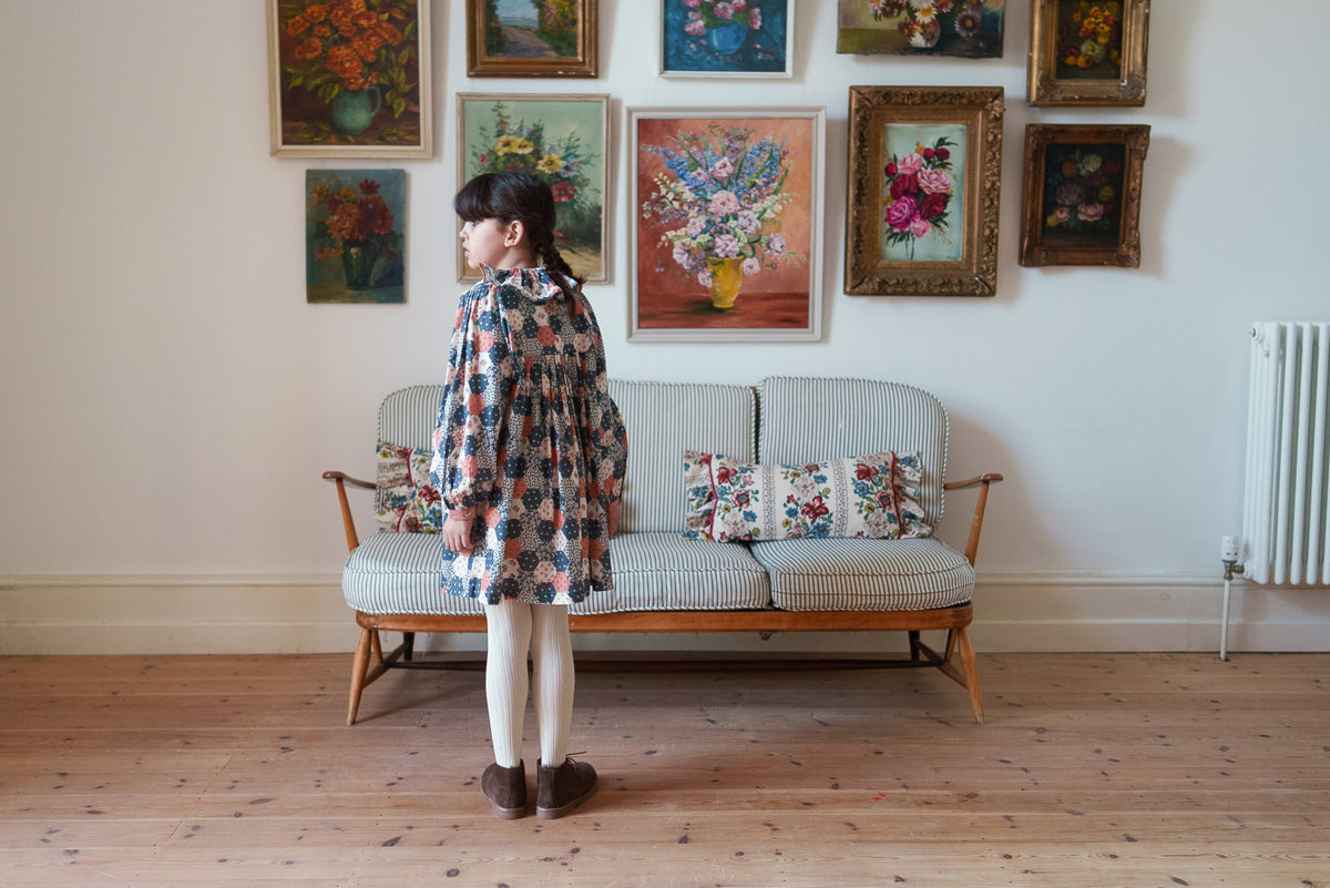 Olivia Dress - Patchwork Floral