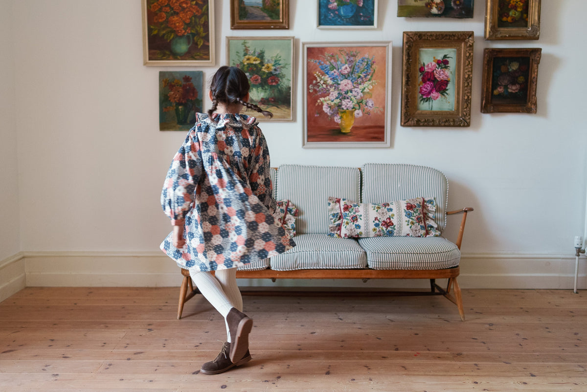 Olivia Dress - Patchwork Floral