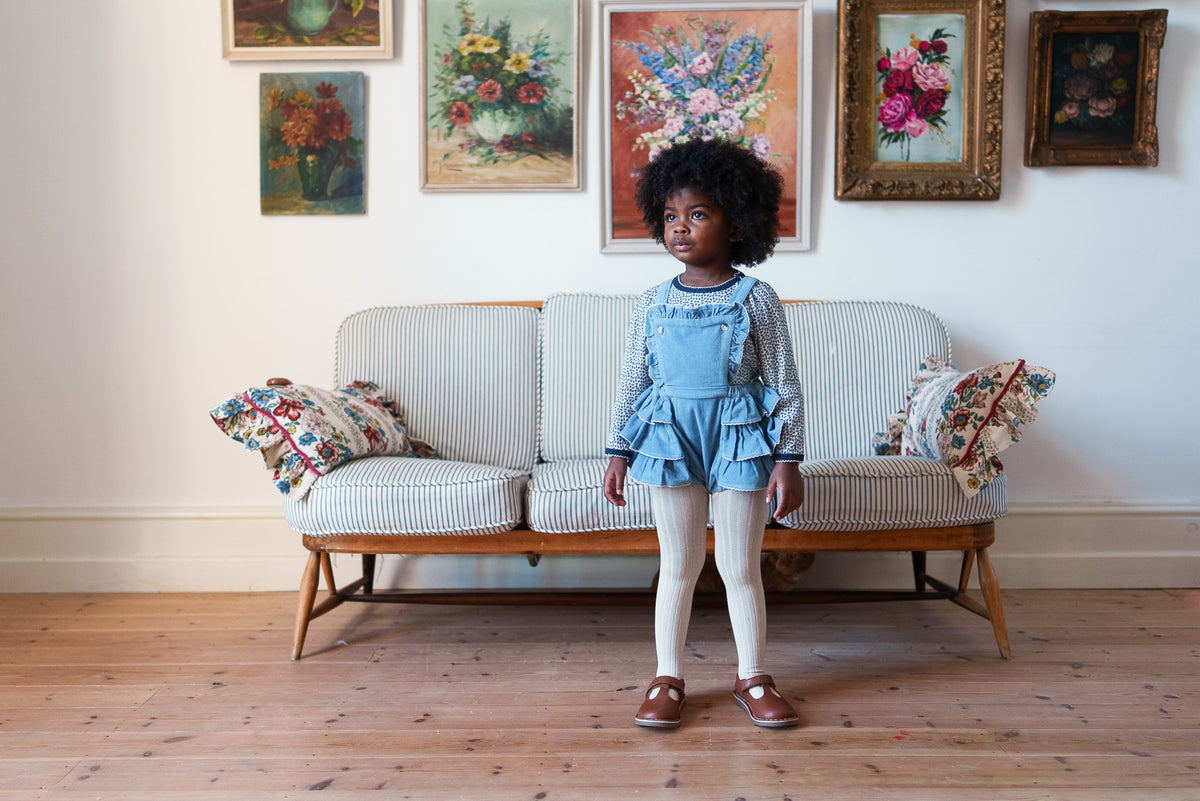 Dhalia romper - Eggshell Velvet
