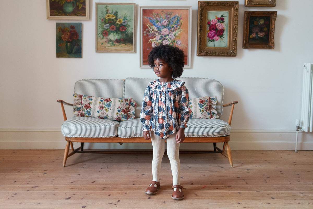 Emilie Romper - Patchwork Floral