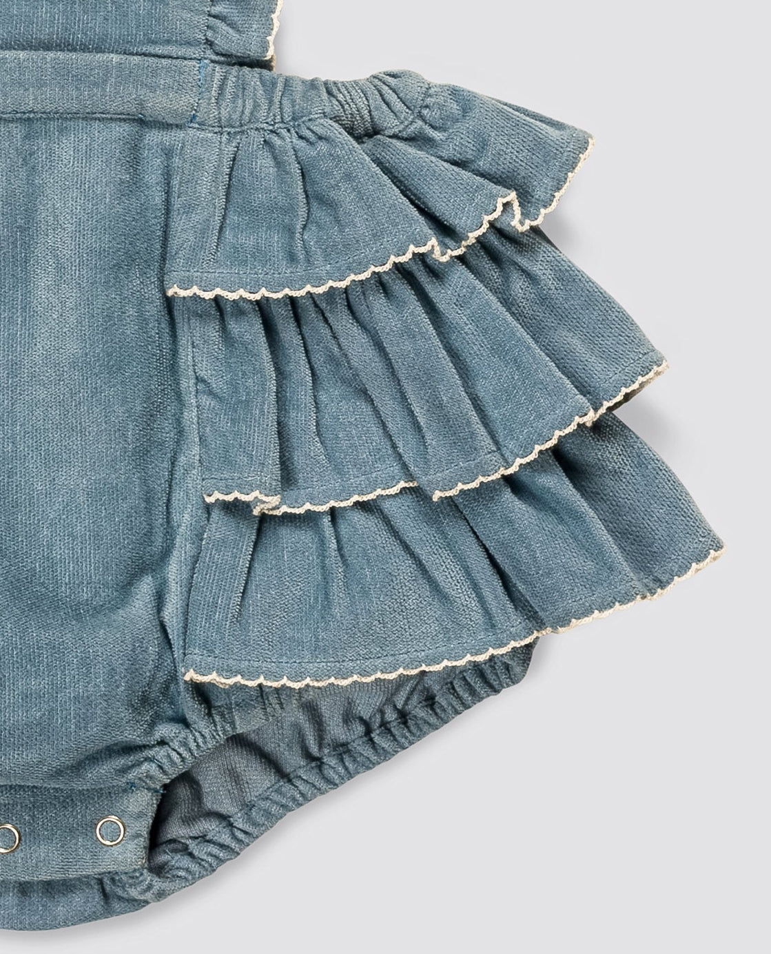 Dhalia romper - Eggshell Velvet