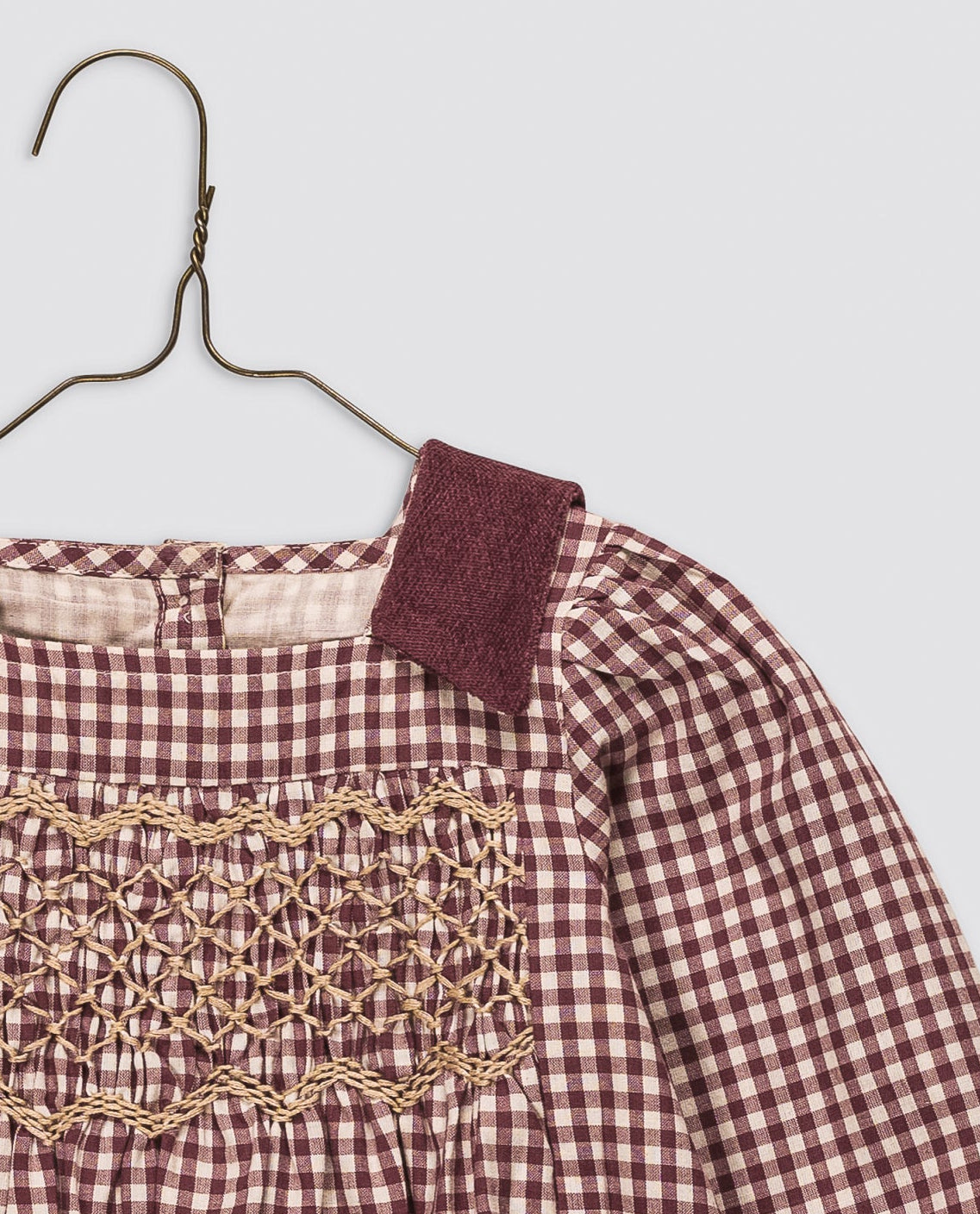 Emilie romper - Sugarplum Check