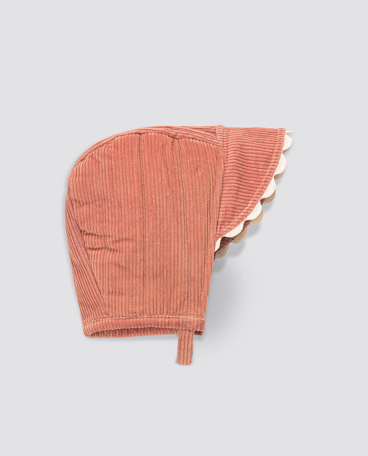 Reversible Bonnet - Pepperberry Corduroy