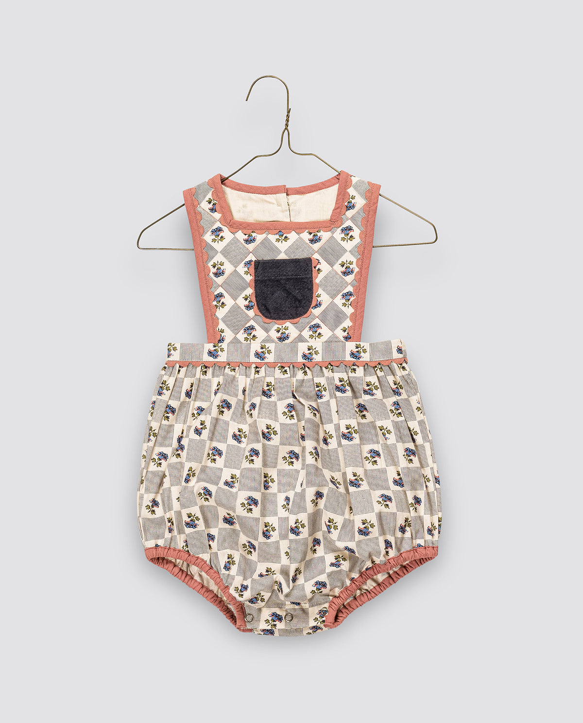 Quilted Bridget Romper - Papier Floral