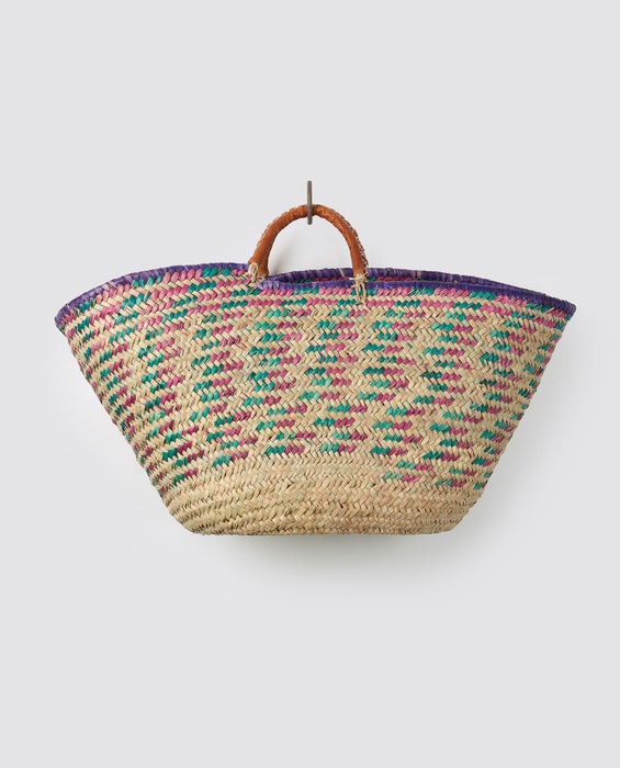 Colourful market basket