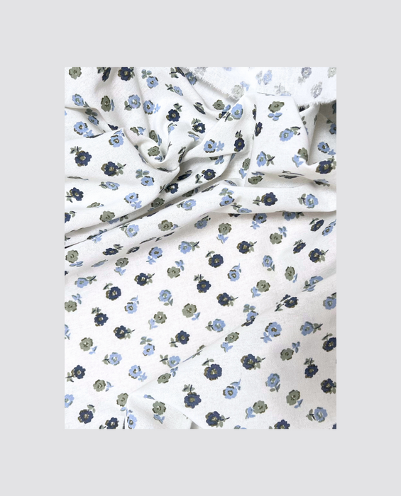 Organic Cotton Dress Making Fabric - Daisy Floral
