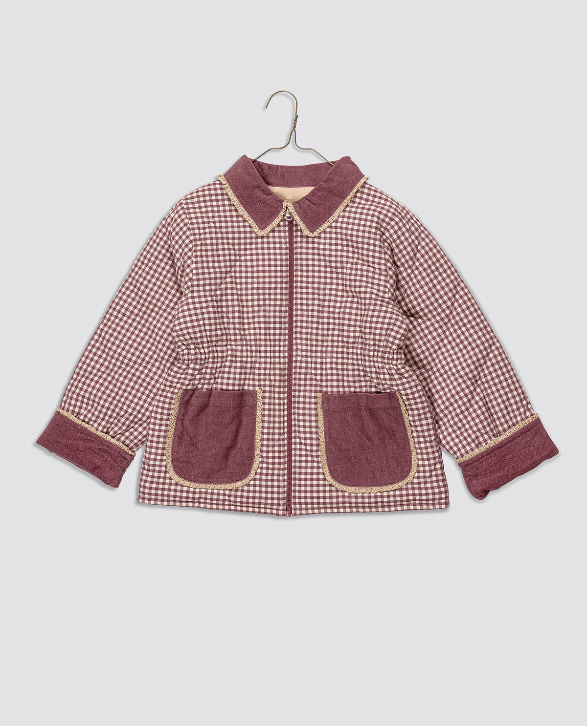 Elsie jacket - Sugarplum Check