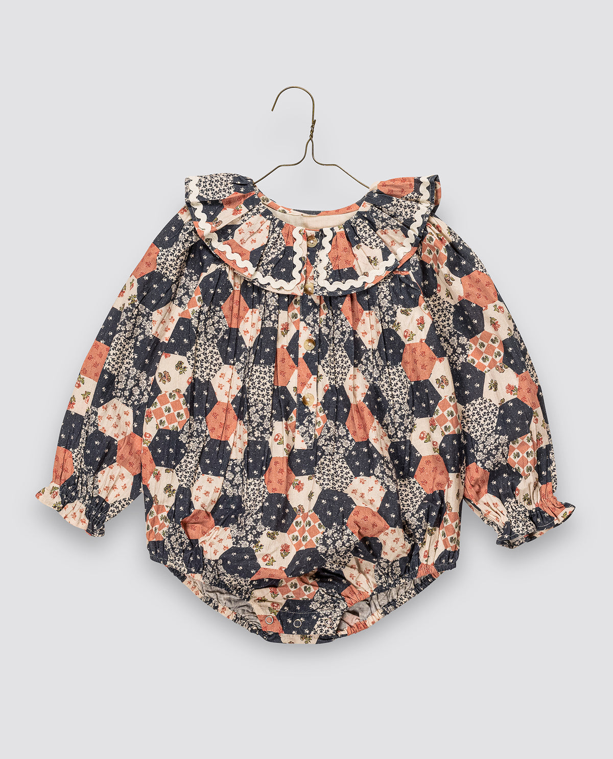 Emilie Romper - Patchwork Floral
