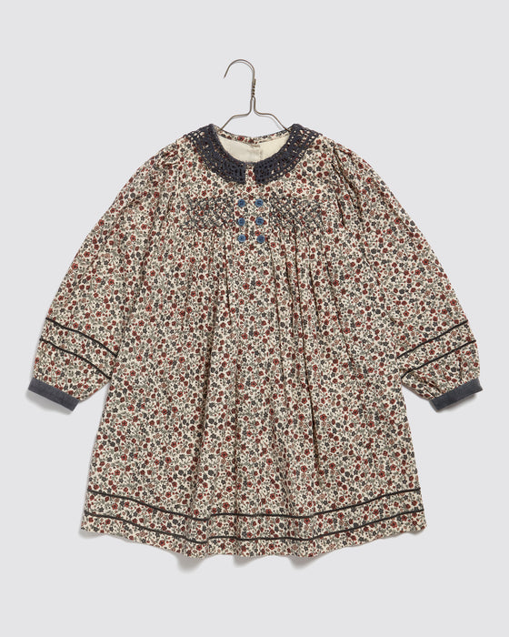 Etta Smocked Dress Cottage Floral