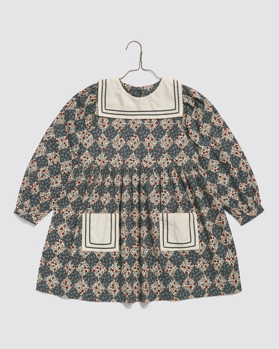 Eva Sailor Dress Harlequin Floral