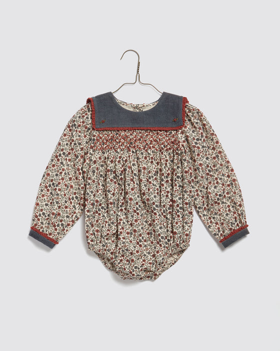 Hallie Romper Cottage Floral