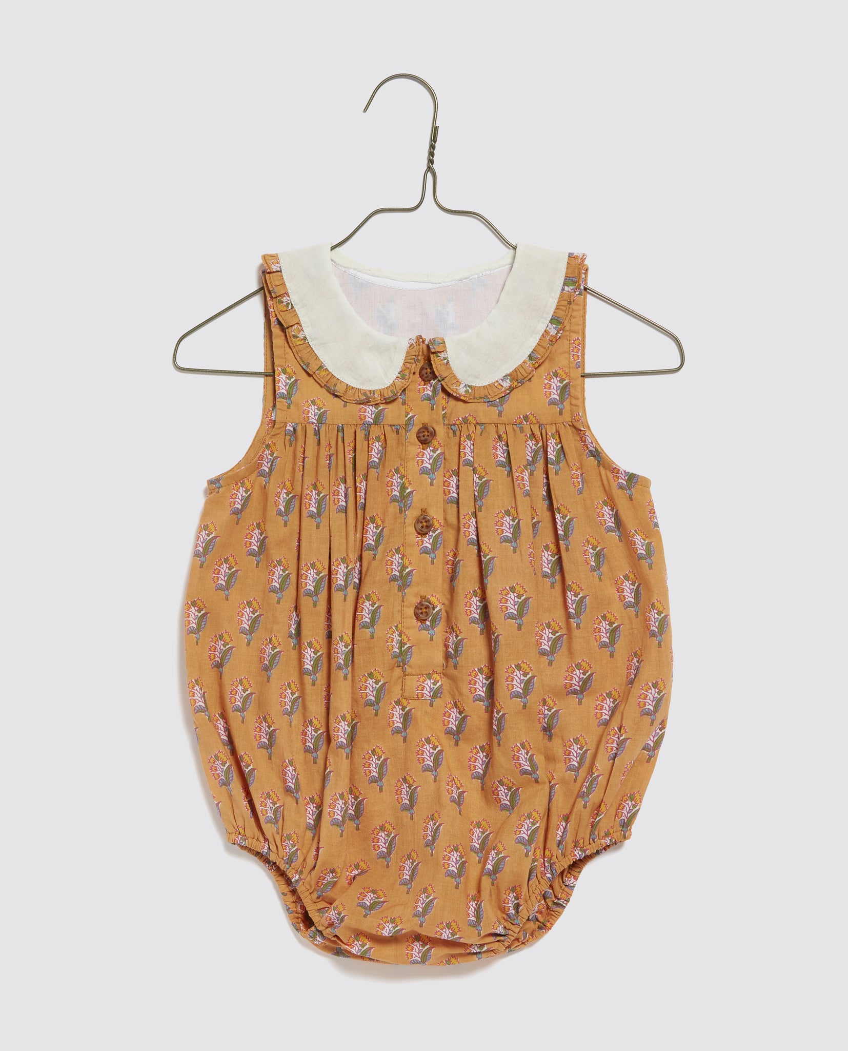 Iris Romper Saffron Floral