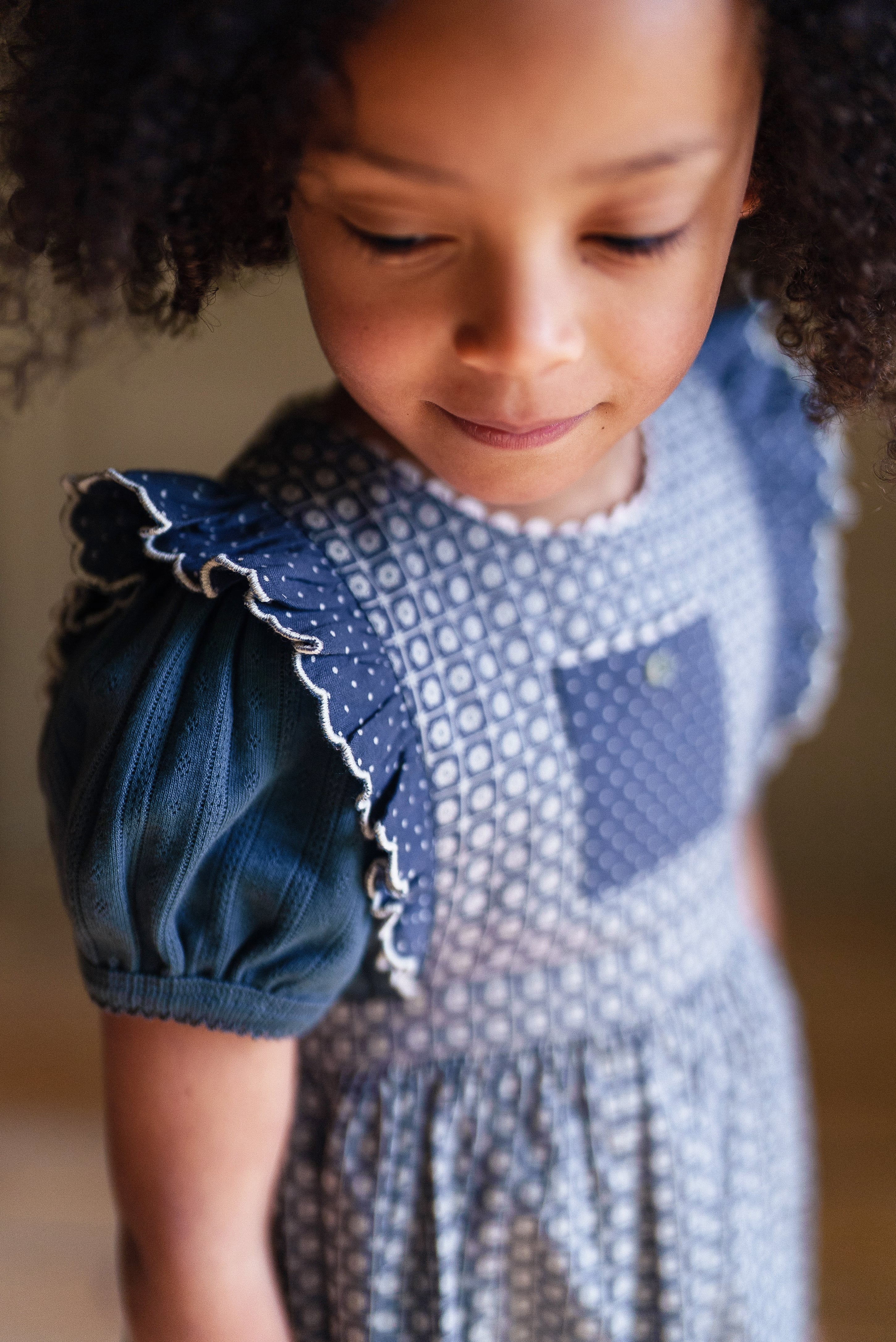 Lily Pinafore Tessera Floral
