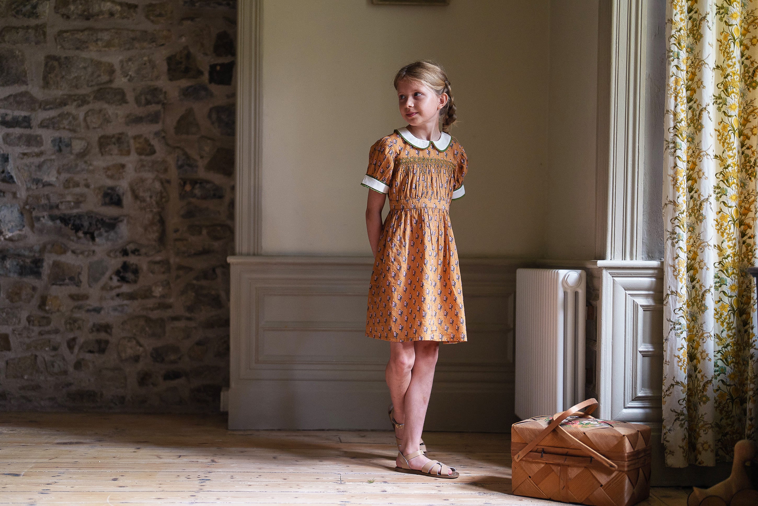 Orla Dress Saffron Floral (Seconds)