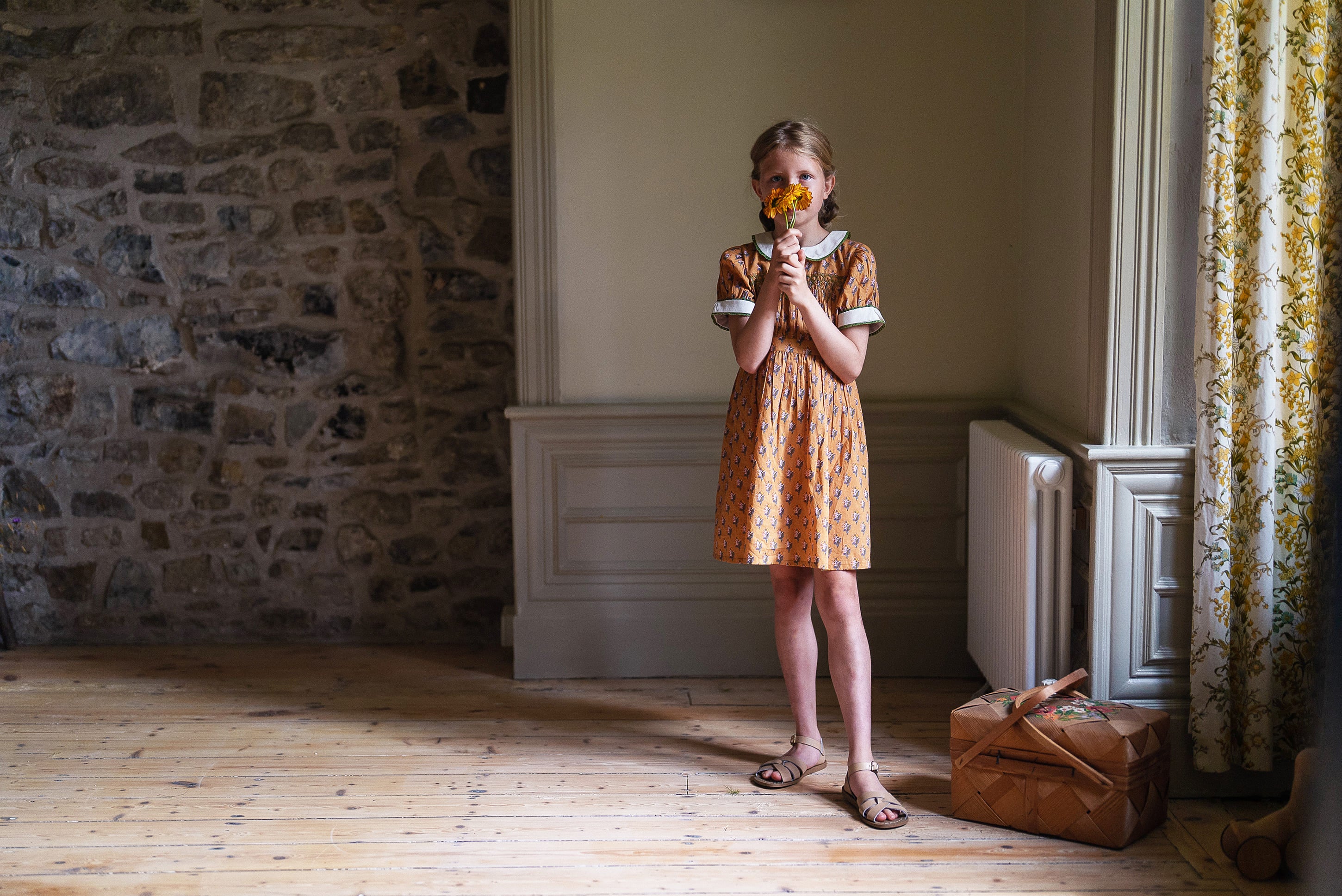 Orla Dress Saffron Floral (Seconds)