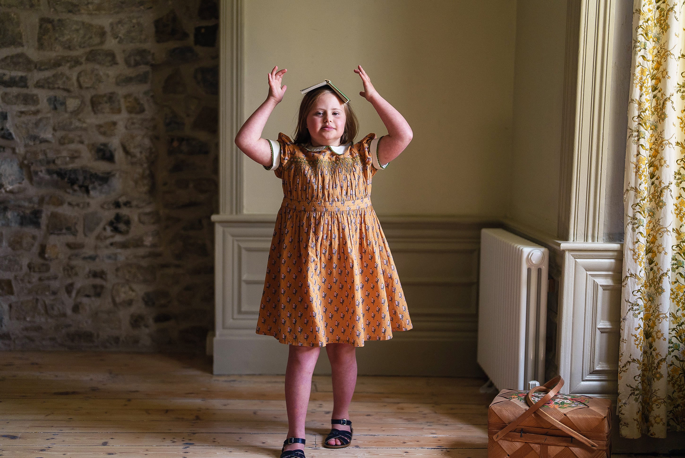 Orla Dress Saffron Floral (Seconds)