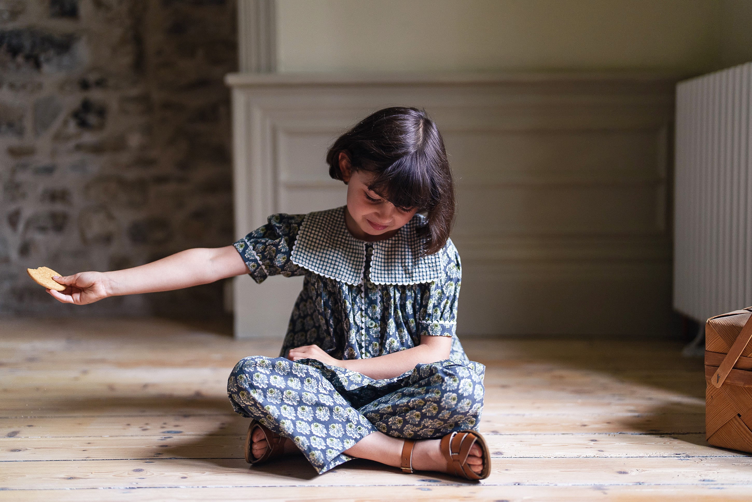 Charlotte Trousers Thistle Floral (Seconds)
