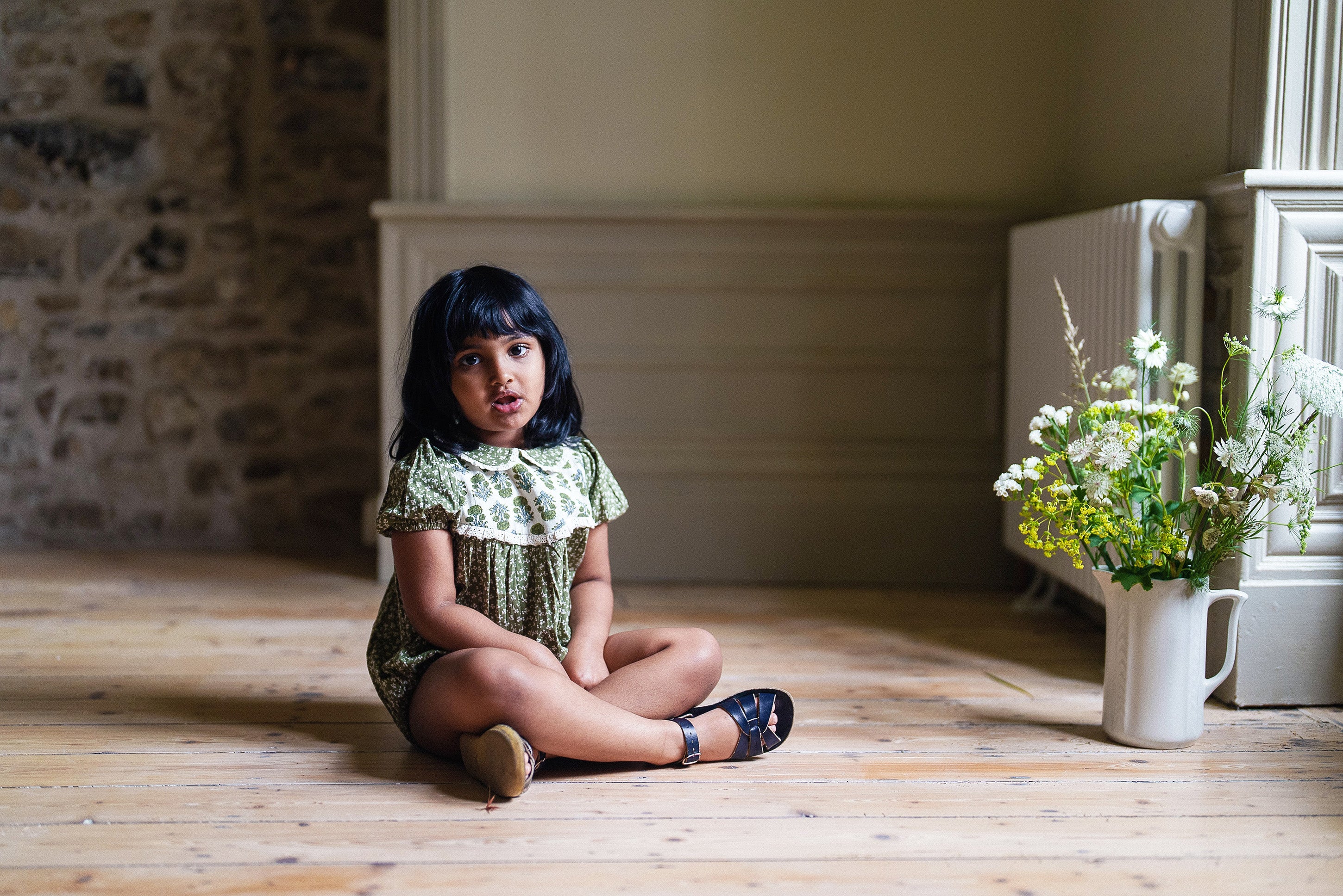 Emile Romper Hawthorn Floral (Seconds)