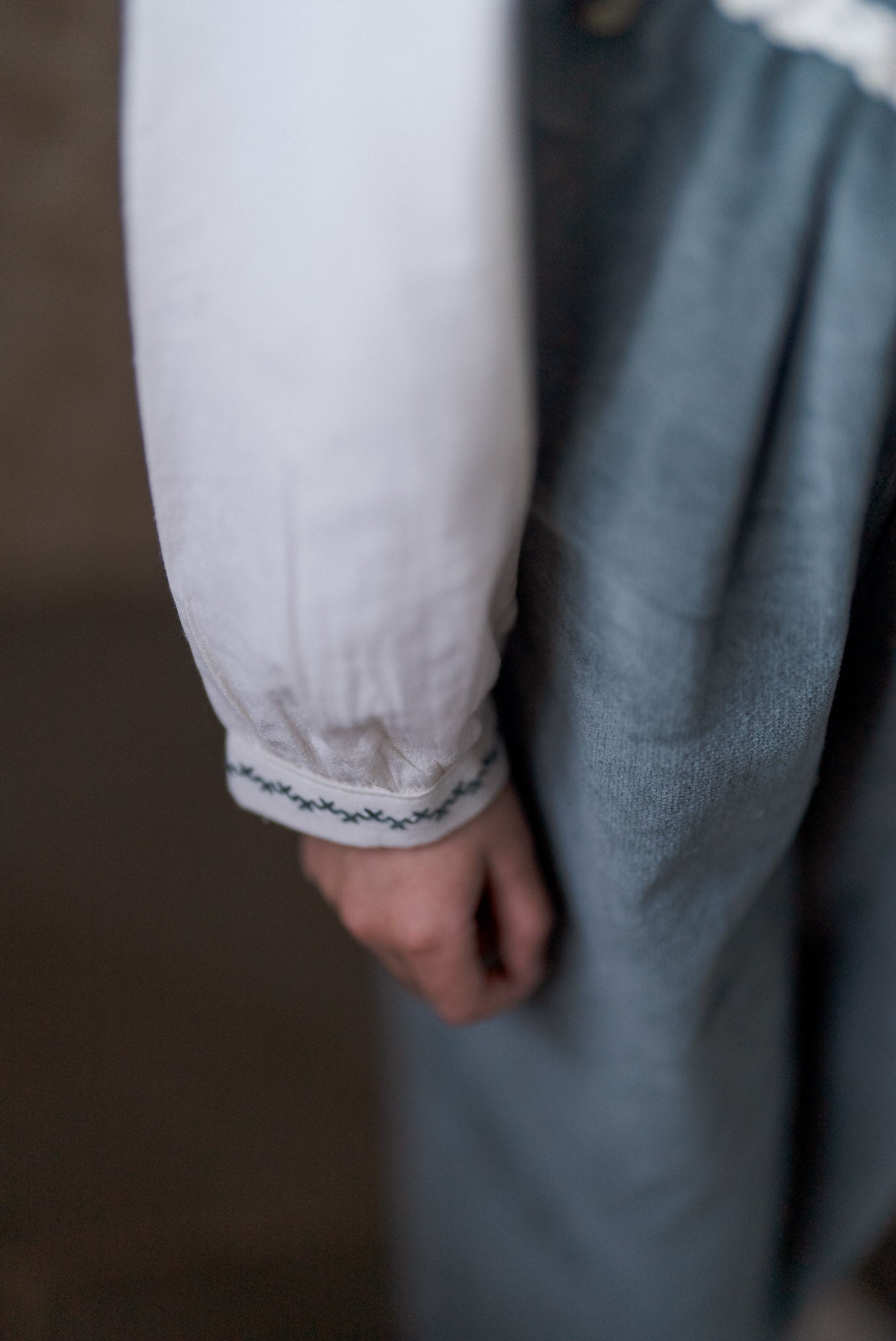 Veronica Dungarees - Teal Blue Velvet (Seconds)