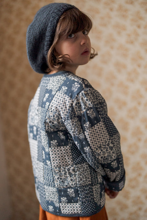 Hand-knitted Beret - Russet Pompom