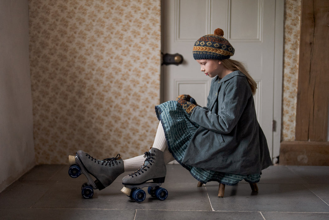 Hand-knitted Mittens - Fairisle Merino