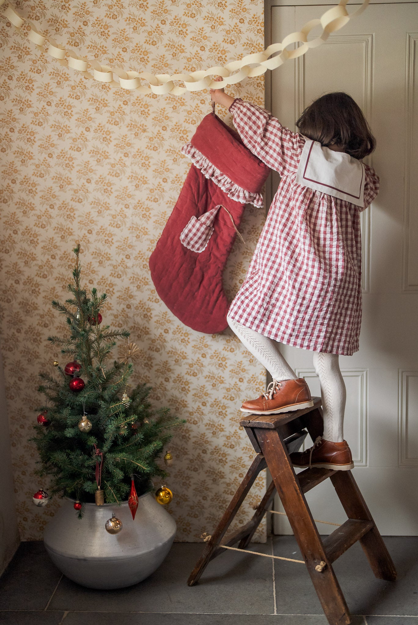 Christmas Stocking - Apple Butter Velvet