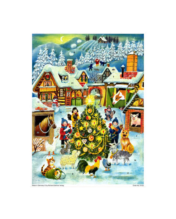 Traditional Advent Calendar - Christmas Tree