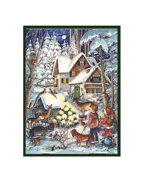Traditional Advent Calendar - Christmas Deer