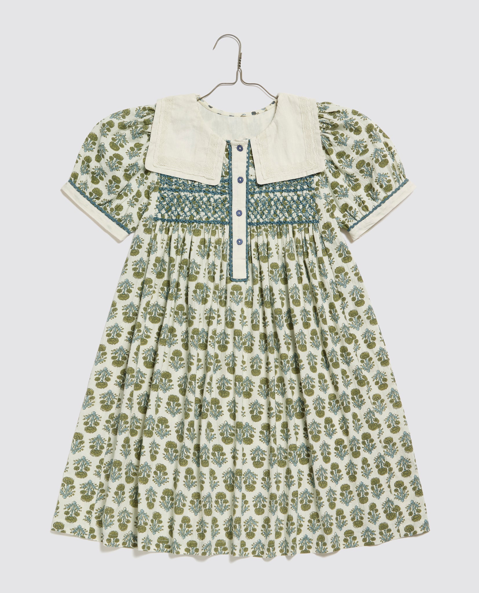 Violet Dress Jaipur Floral in Fern (Seconds)