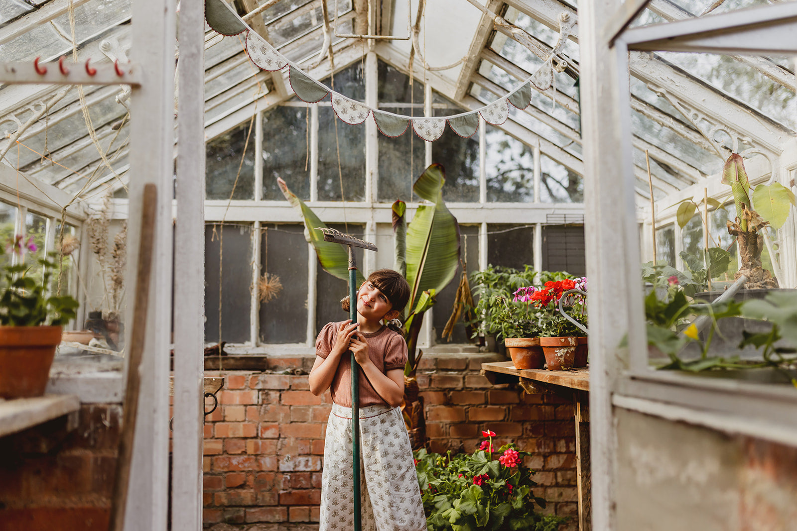 Molly Trousers - Greenhouse Floral - Last One