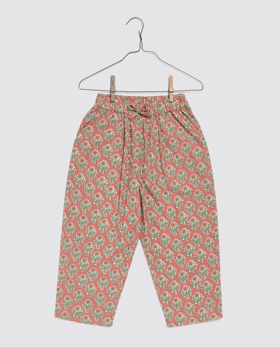 Organic Charlotte Trousers - Jam Floral