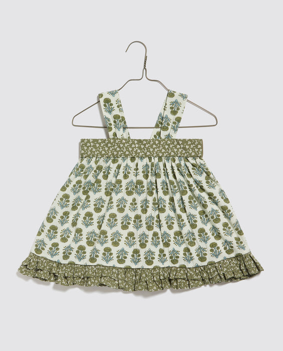 Lissy Sun Top Jaipur Floral in Fern