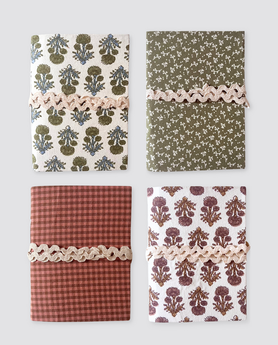 Cotton Covered Notebook