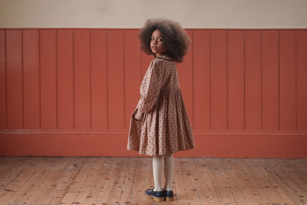 Katie Dress - Rosehip Floral Little Cotton Clothes Katie Dress - Rosehip Floral Little Cotton Clothes