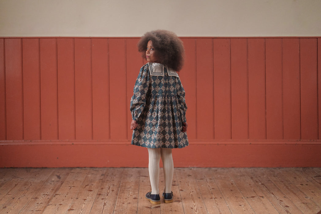 Eva Sailor Dress Harlequin Floral