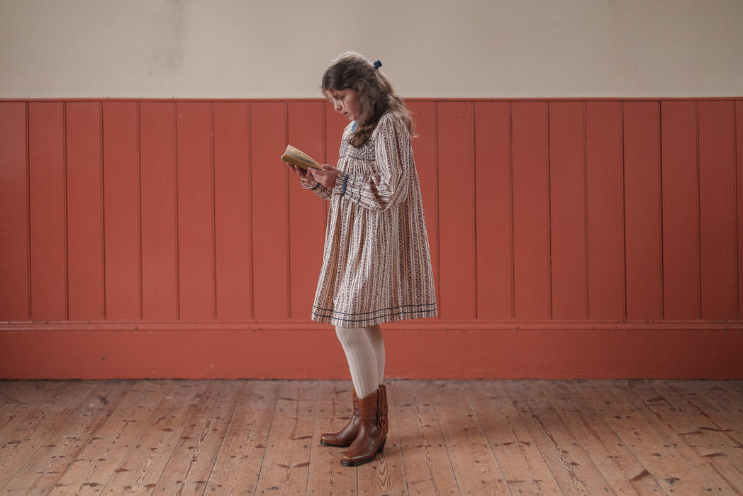 Elizabeth Smocked Dress in Mallory Floral